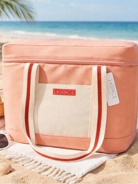 L Space Coastal Cooler Insulated Travel Beach Picnic Tote Bag NWT